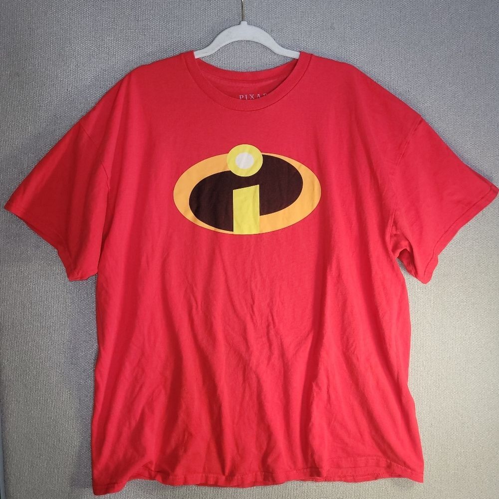 Disney PIXAR Size XXL The Incredibles Red Shortsleeve T-Shirt